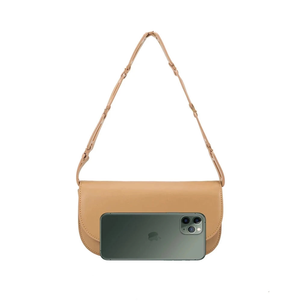 Inez Recycled Vegan Shoulder Bag Green