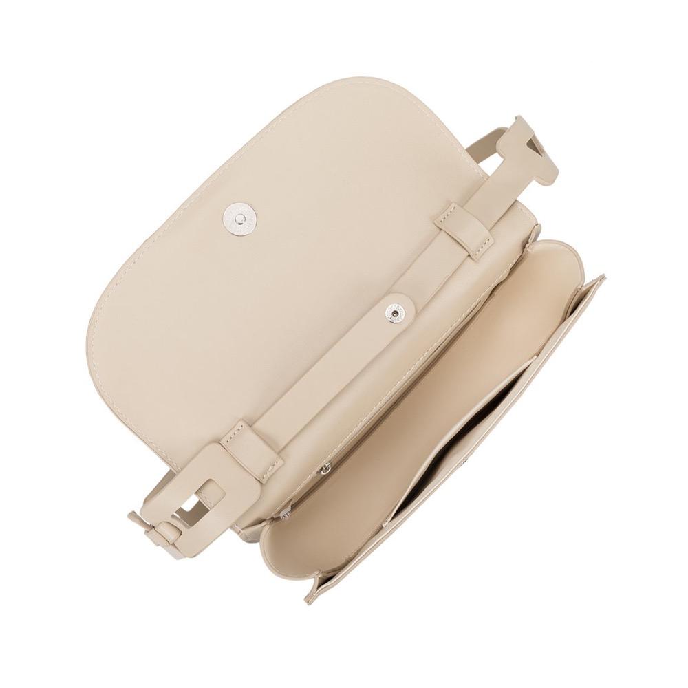 Inez Recycled Vegan Shoulder Bag Bone